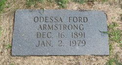 Odessa Orlena <I>Ford</I> Armstrong 