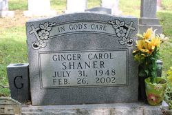 Ginger Carol Shaner 
