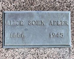 Alice Louise <I>Sohn</I> Adler 