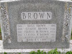 Mary E. E. <I>Code</I> Brown 