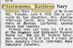 Kathleen <I>Nary</I> Fitzsimmons 