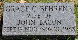 Grace C <I>Behrens</I> Bacon 