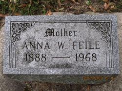 Anna W <I>Gierke</I> Feile 