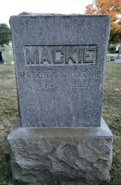 Harriett Adeline “Addie” <I>Clark</I> Mackie 