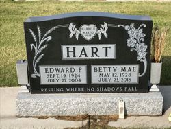 Mae “Betty” <I>Lewis</I> Hart 