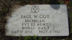 Paul W Cox 
