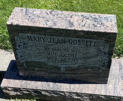 Mary Jean <I>Smith</I> Gossett 