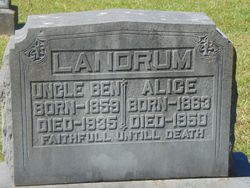 Benjamin Lawrence “Uncle Ben” Landrum 