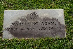 Mary <I>King</I> Adams 