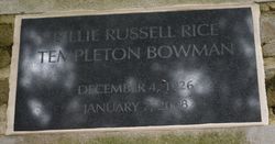 Billie Russell Rice Templeton Bowman 