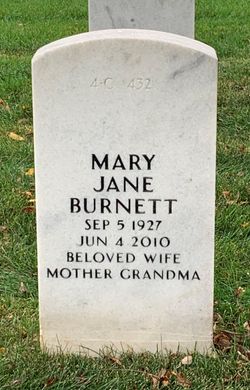 Mary Jane <I>Penney</I> Burnett 