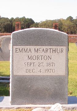Emma <I>McArthur</I> Morton 