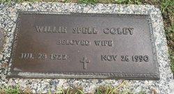 Willie May <I>Spell</I> Coley 