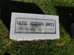 Olive Emma <I>Allison</I> Doty 