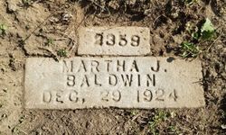 Martha Jane <I>Spainhower</I> Baldwin 