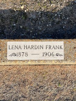 Lena <I>Hardin</I> Frank 