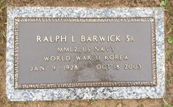 Ralph L Barwick Sr.