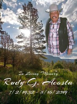 Rudolfo G “Rudy” Acosta 