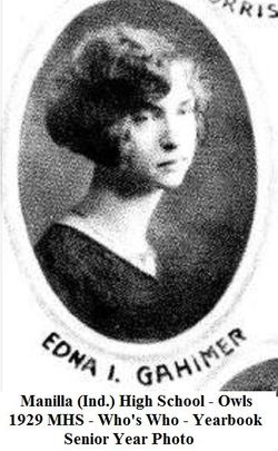 Edna Irene <I>Gahimer</I> Evans 