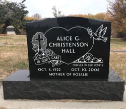 Alice Geraldine <I>Eagleson</I> Hall 