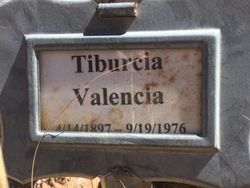 Tiburcia <I>Gonzales</I> Valencia 