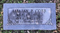 Lillian Paralee <I>Davis</I> Cobb 