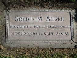 Goldie Marie <I>Plumb</I> Alger 