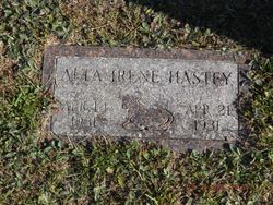 Alta Irene Hastey 