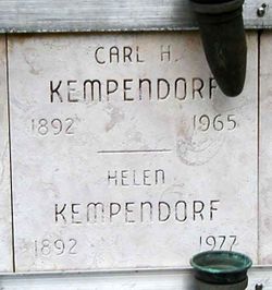 Helen A <I>Vail</I> Kempendorf 