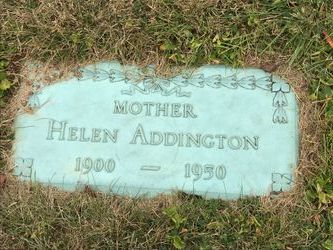 Helen <I>Shepard</I> Addington 