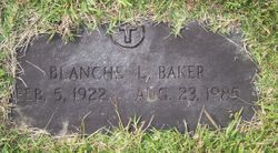 Blanche L. <I>Lynch</I> Baker 