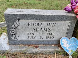 Flora May <I>Creekmore</I> Adams 