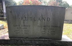 LeRoy Edward “Roy” Rutland 