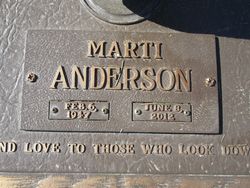 Martha Jean “Marti” <I>Roper</I> Anderson 