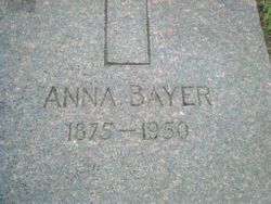Anna <I>Baechler</I> Bayer 