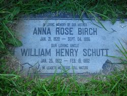 Anna Rose <I>Schutt</I> Birch 