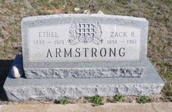 Martha Ethel “Mattie” <I>Watson</I> Armstrong 
