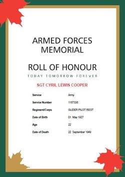 Sergeant Cyril Lewis Cooper 