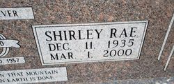Shirley Rae <I>Rooks</I> Anthony 