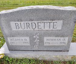 Mary Mildred <I>Deeds</I> Burdette 