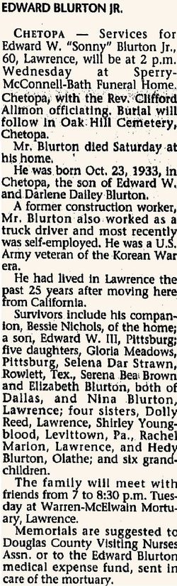 Edward Woodson “Sonny” Blurton Jr.