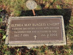 Elthea May <I>Burgess</I> Knight 