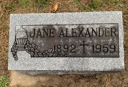 Jane Barbara <I>Carr</I> Alexander 