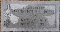 Bernhardt Bill “Ben” Poehl 