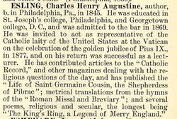 Charles Henry Augustine Esling 