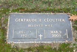 Gertrude Elizabeth <I>Lagasse</I> Cloutier 