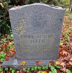 Emma <I>Gentry</I> Allen 