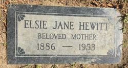 Elsie Jane <I>Carlisle</I> Hewitt 