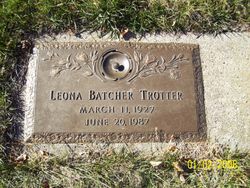 Leona Caroline <I>Batcher</I> Trotter 