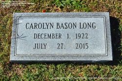 Carolyn Elizabeth <I>Bason</I> Long 